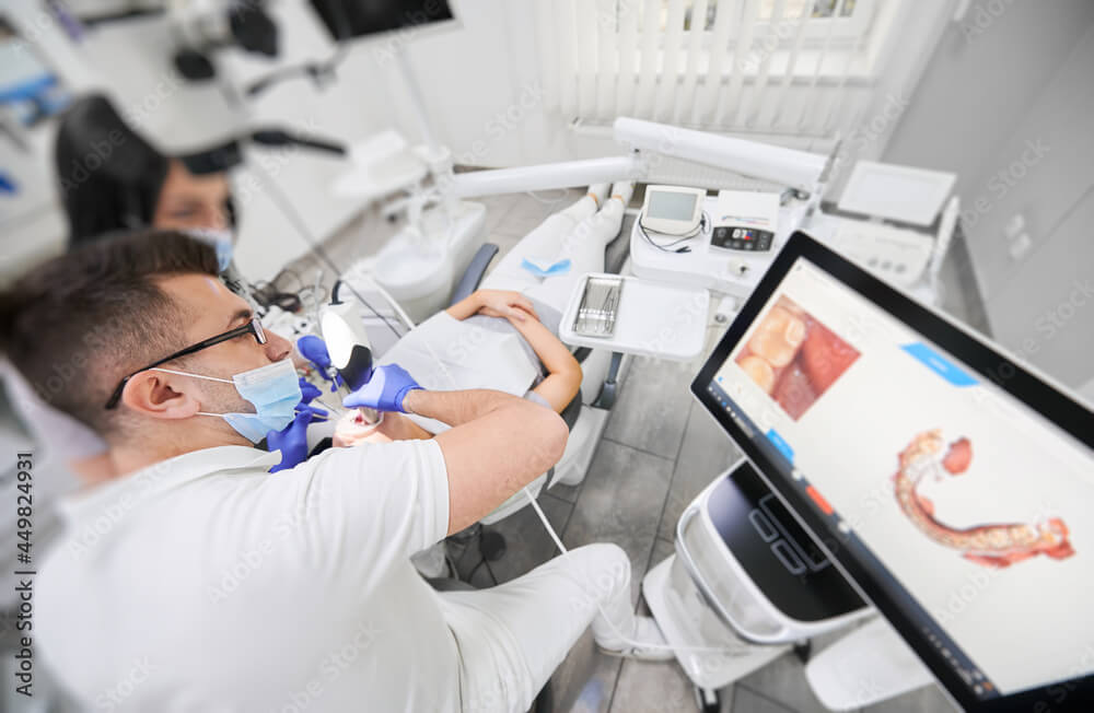 Dental Therapist treating a patient