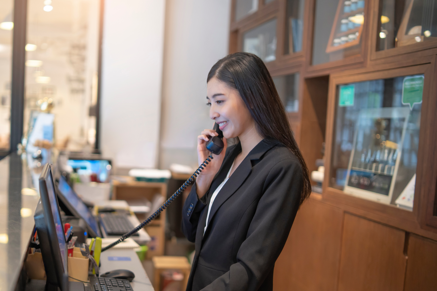 hotel front desk